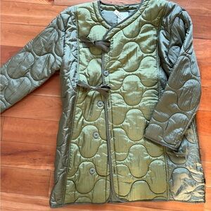 Alpha Industries Army Green Quilted Coat